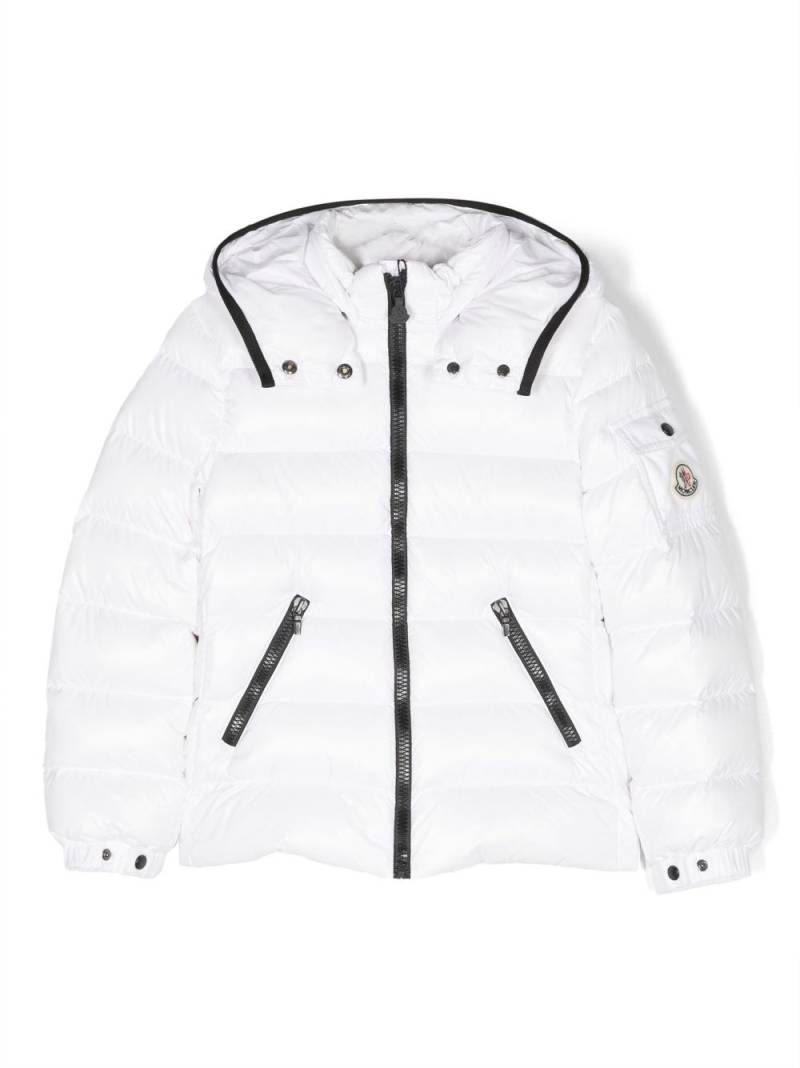 Moncler Enfant Bady zipped padded jacket - White von Moncler Enfant