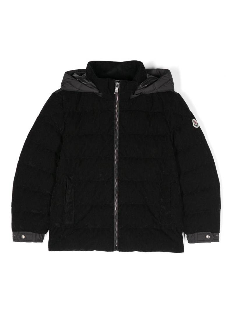 Moncler Enfant Cainan padded coat - Black von Moncler Enfant