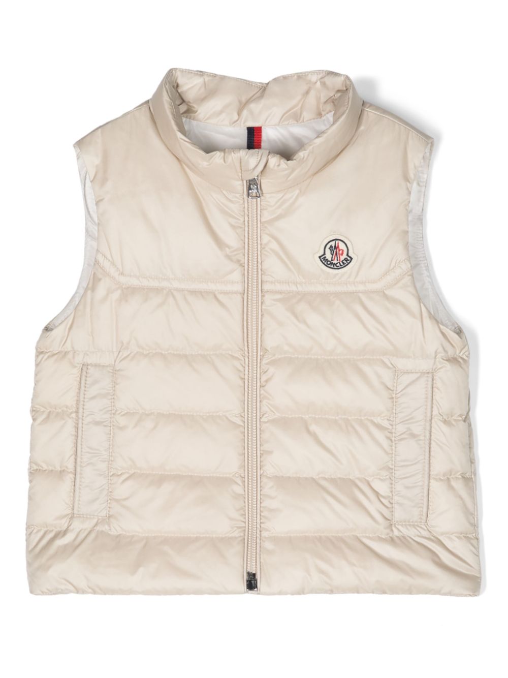 Moncler Enfant Camelien quilted down gilet - Neutrals von Moncler Enfant