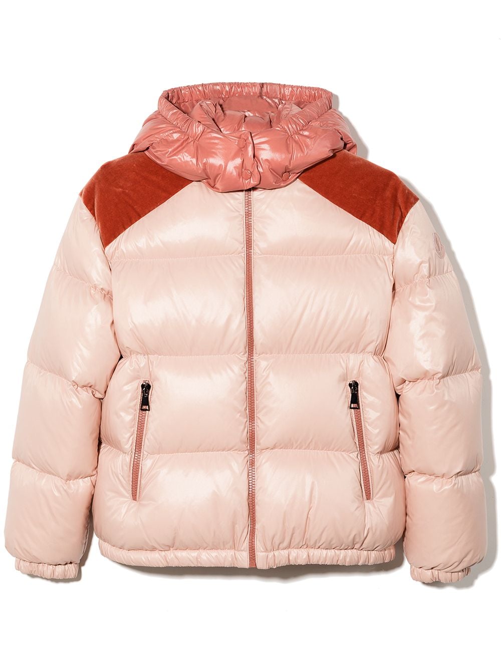 Moncler Enfant Chouelle zip-up padded jacket - Pink von Moncler Enfant