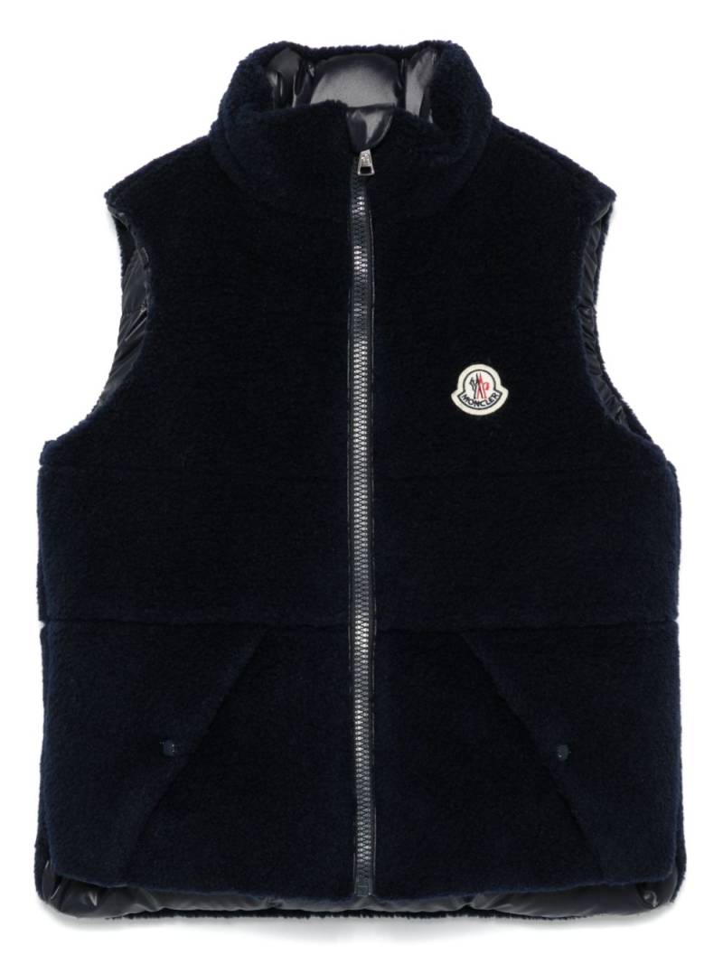 Moncler Enfant Colbricon gilet - Blue von Moncler Enfant