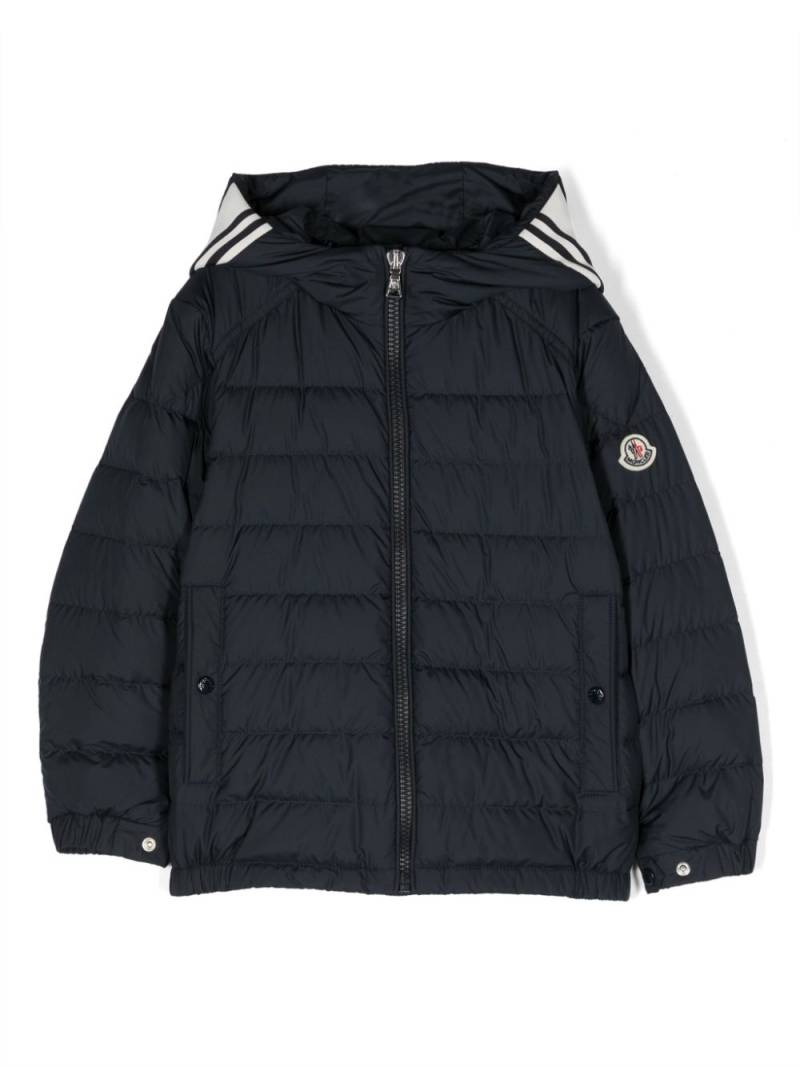 Moncler Enfant Cornour hooded down jacket - Blue von Moncler Enfant