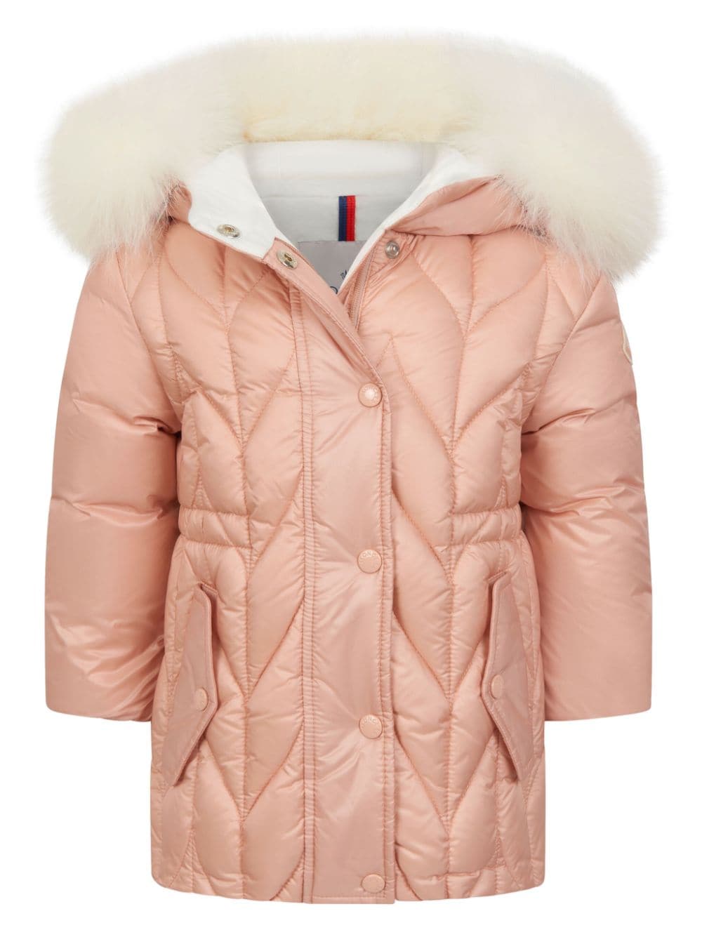 Moncler Enfant Ekin padded hooded jacket - Pink von Moncler Enfant