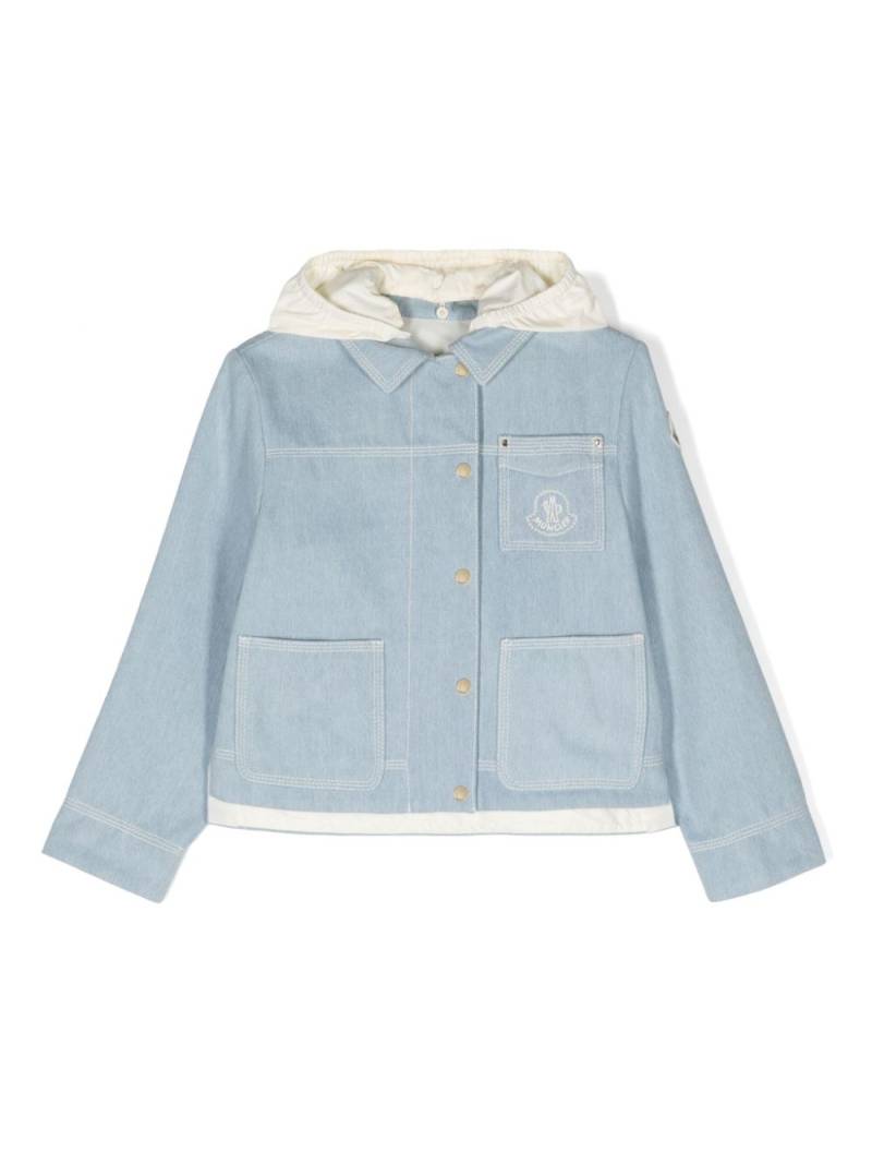 Moncler Enfant Esbly denim jacket - Blue von Moncler Enfant