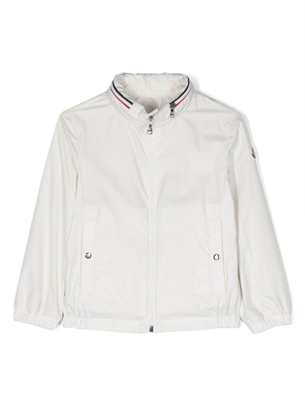 Moncler Enfant Farlak logo-patch hooded jacket - White von Moncler Enfant