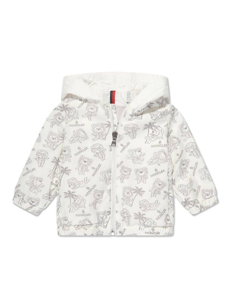 Moncler Enfant Fynn hooded jacket - White von Moncler Enfant