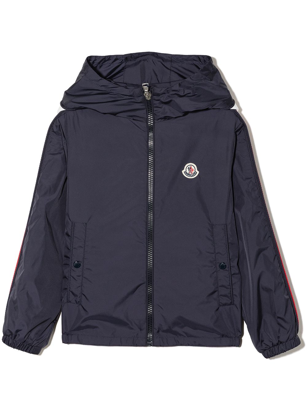 Moncler Enfant Hattab hooded rain jacket - Blue von Moncler Enfant