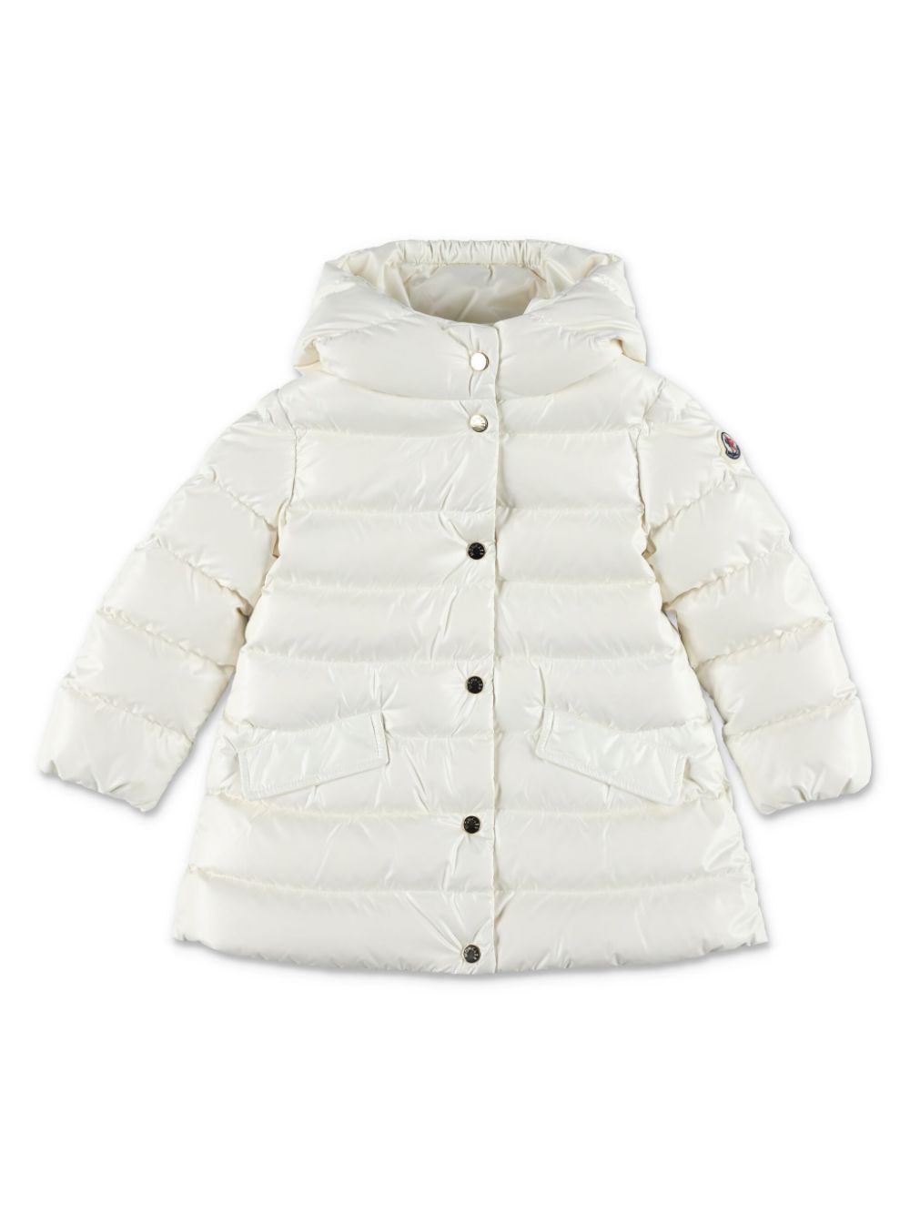 Moncler Enfant Ibida hooded puffer jacket - White von Moncler Enfant