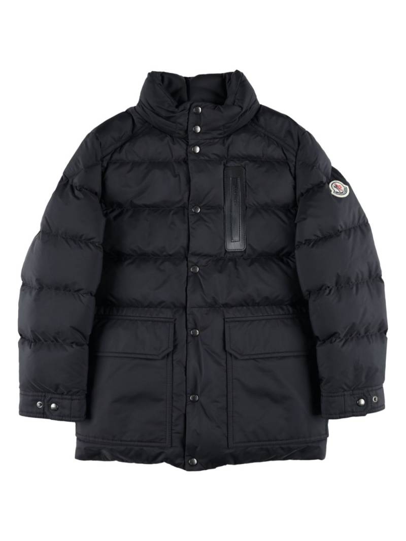 Moncler Enfant Klopas logo-patch padded jacket - Black von Moncler Enfant