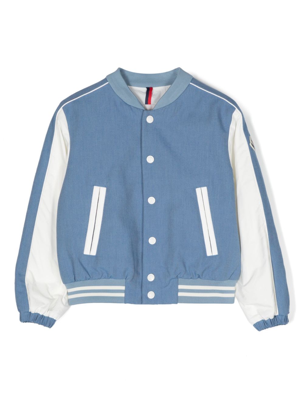 Moncler Enfant Kobby denim bomber jacket - Blue von Moncler Enfant