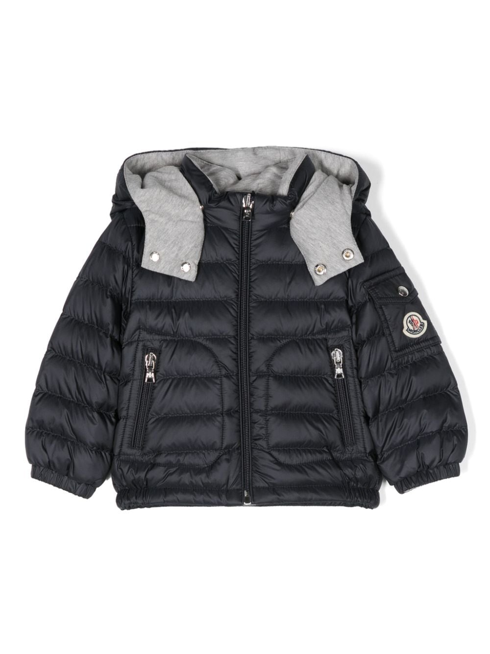 Moncler Enfant Lauros quilted hooded jacket - Blue von Moncler Enfant