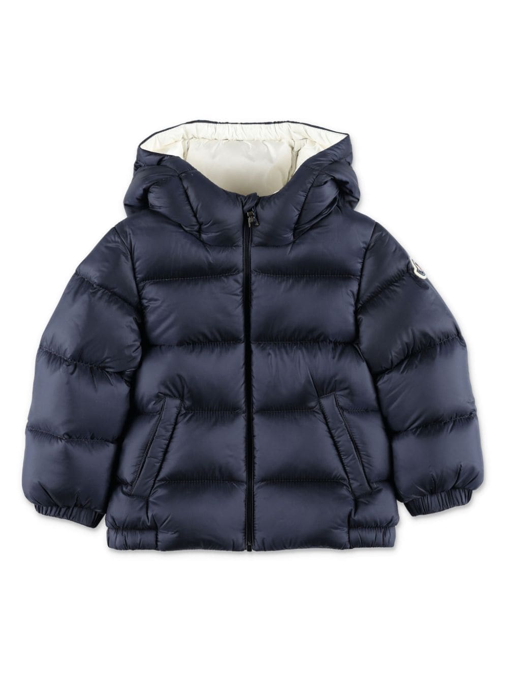 Moncler Enfant Macaire logo-patch padded jacket - Blue von Moncler Enfant