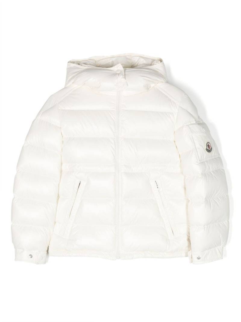 Moncler Enfant Maire padded down jacket - White von Moncler Enfant