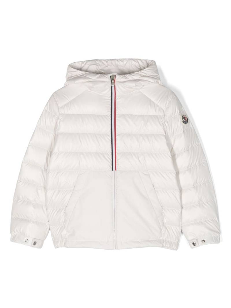 Moncler Enfant Masserau hooded down jacket - White von Moncler Enfant