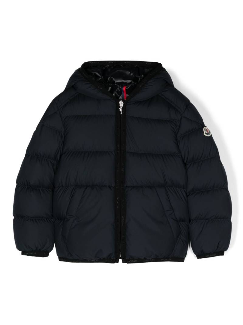 Moncler Enfant Mattan puffer jacket - Blue von Moncler Enfant