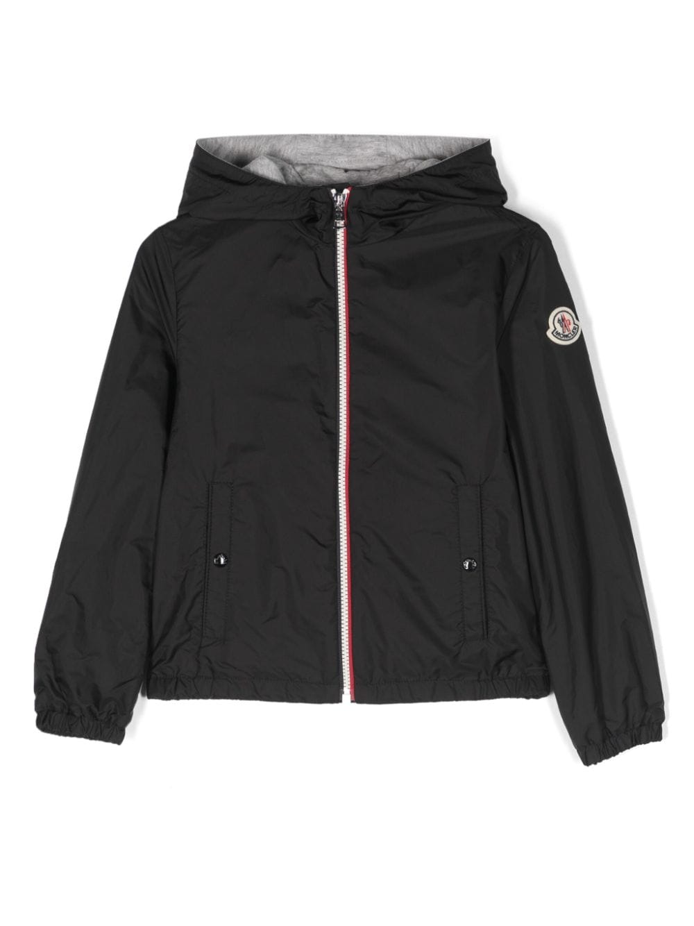 Moncler Enfant New Urville hooded jacket - Black von Moncler Enfant