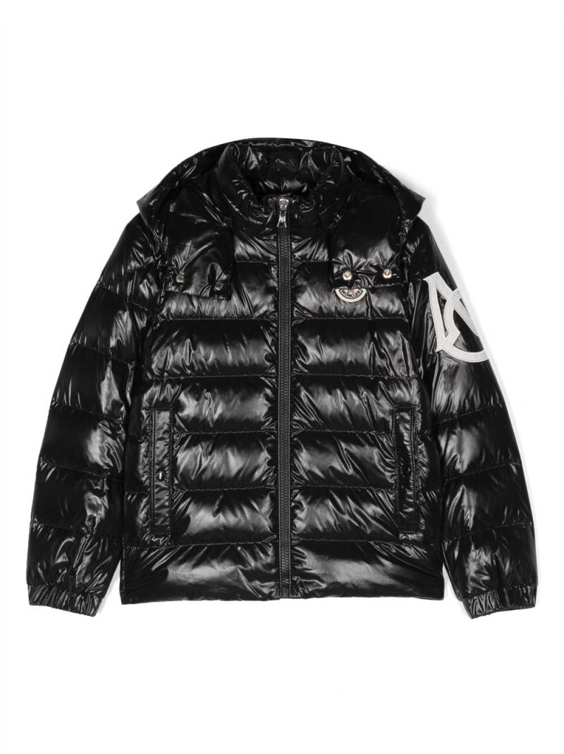 Moncler Enfant Saulx padded quilted jacket - Black von Moncler Enfant