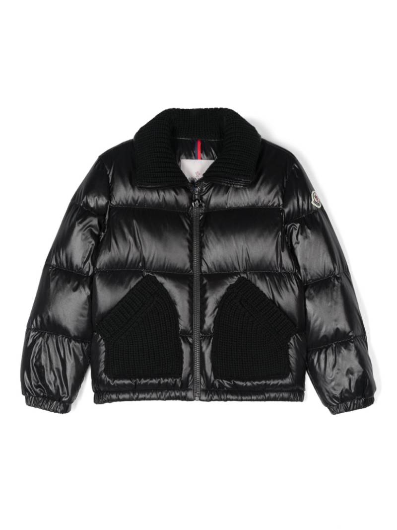 Moncler Enfant Vaigues padded jacket - Black von Moncler Enfant