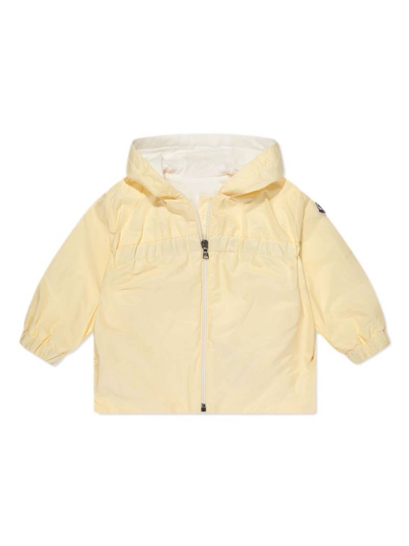 Moncler Enfant cotton hooded raincoat - Yellow von Moncler Enfant