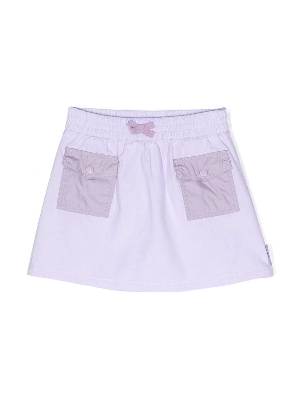 Moncler Enfant elasticated-waist cotton skirt - Purple von Moncler Enfant