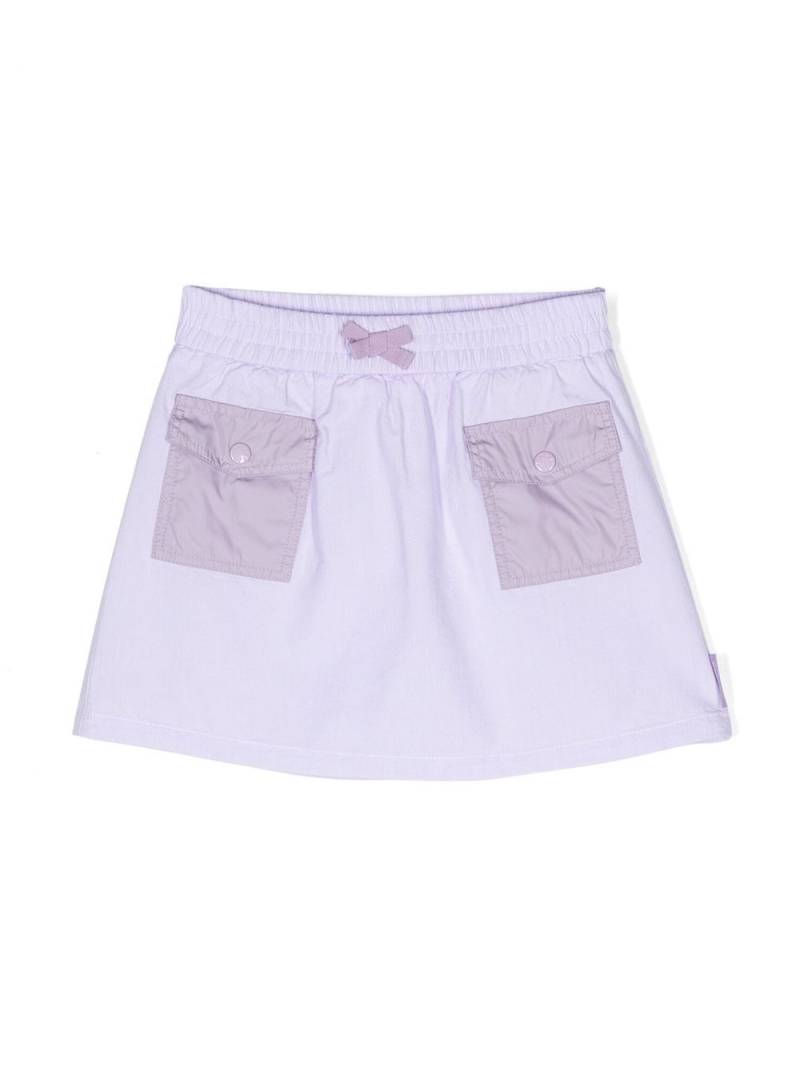 Moncler Enfant elasticated-waist cotton skirt - Purple von Moncler Enfant