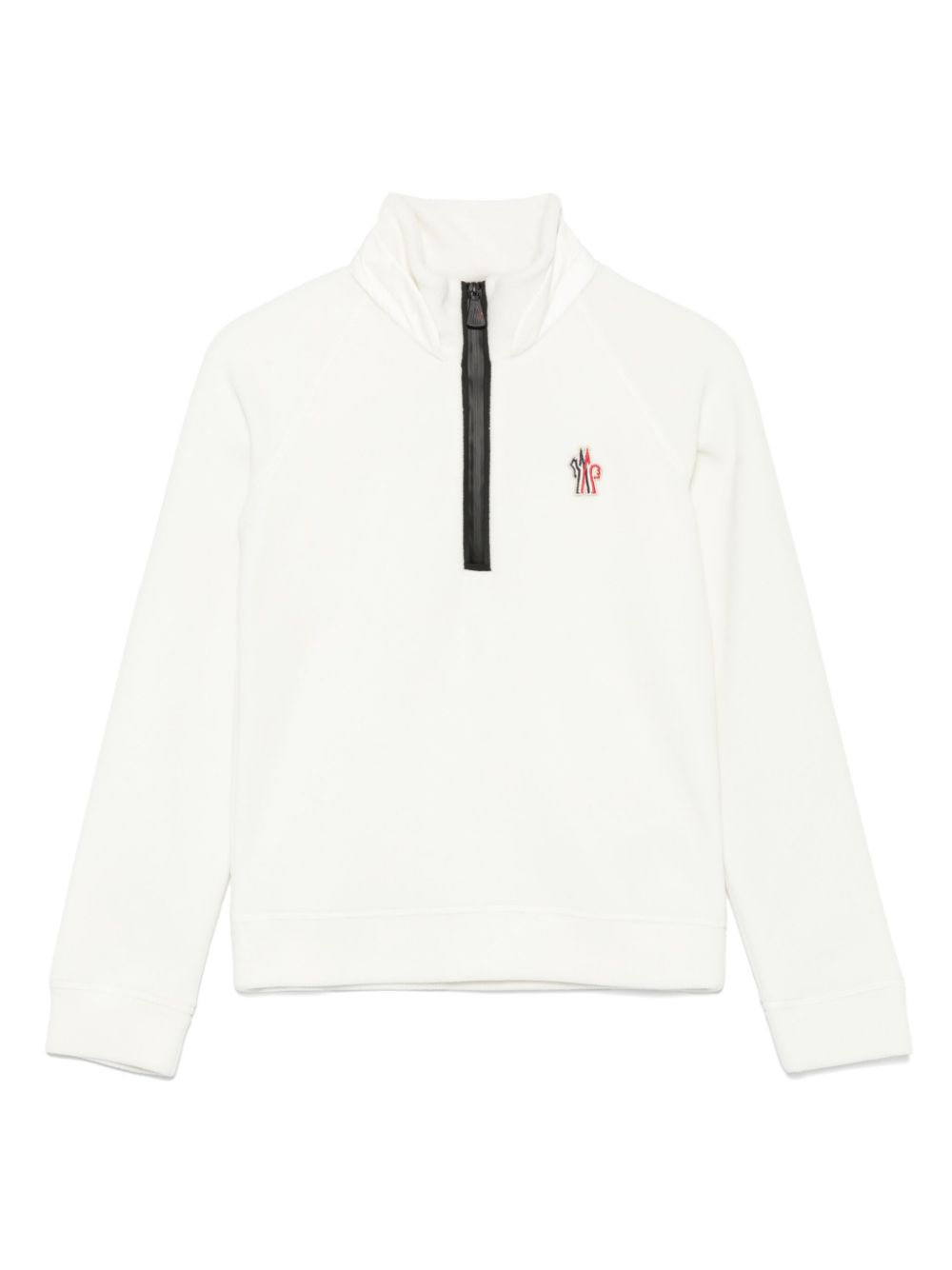 Moncler Enfant fleece-texture sweatshirt - White von Moncler Enfant