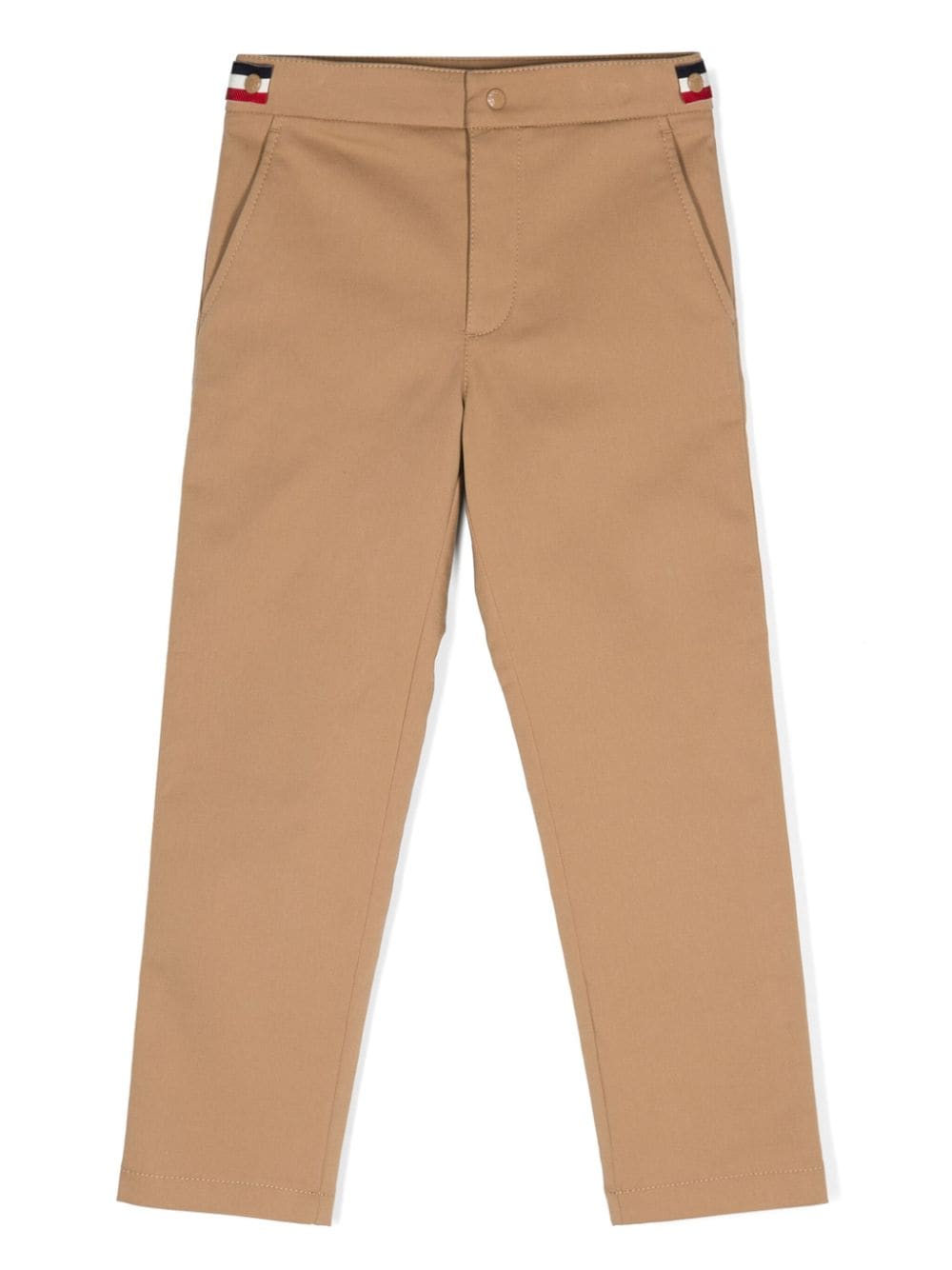 Moncler Enfant gabardine trousers - Neutrals von Moncler Enfant