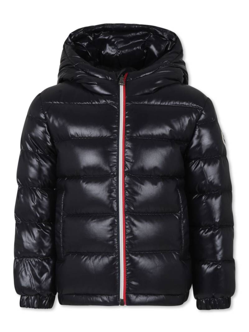 Moncler Enfant hooded padded jacket - Black von Moncler Enfant