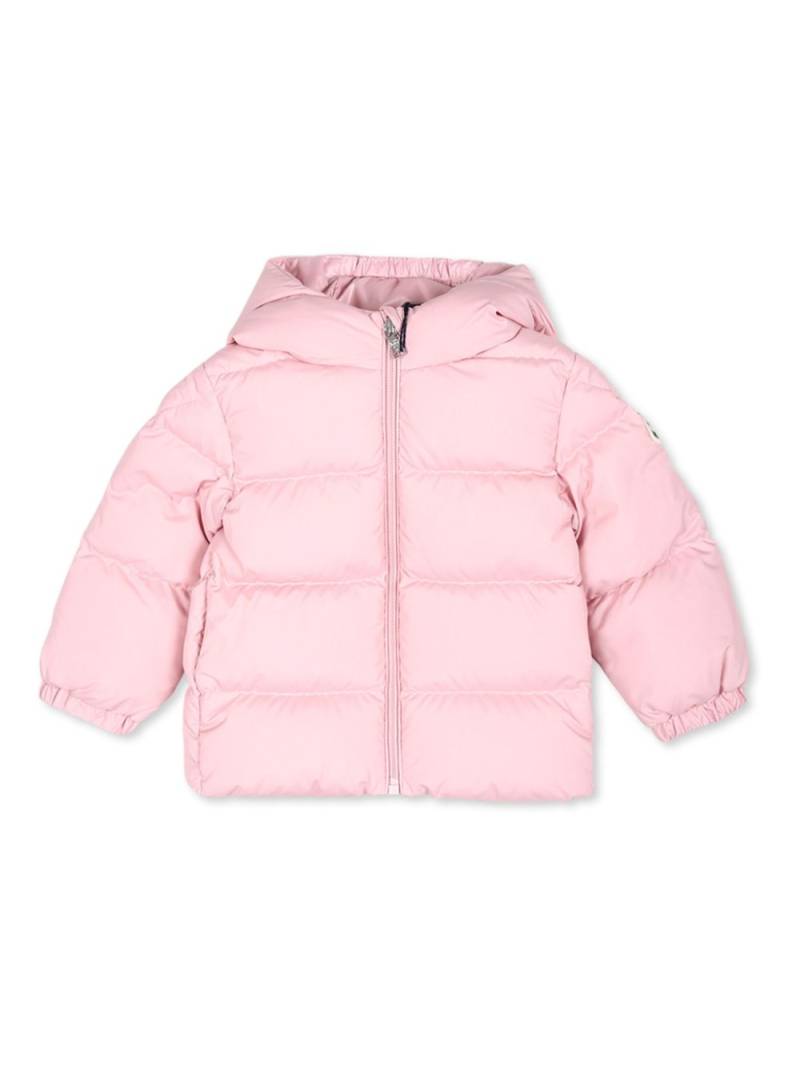 Moncler Enfant hooded padded jacket - Pink von Moncler Enfant