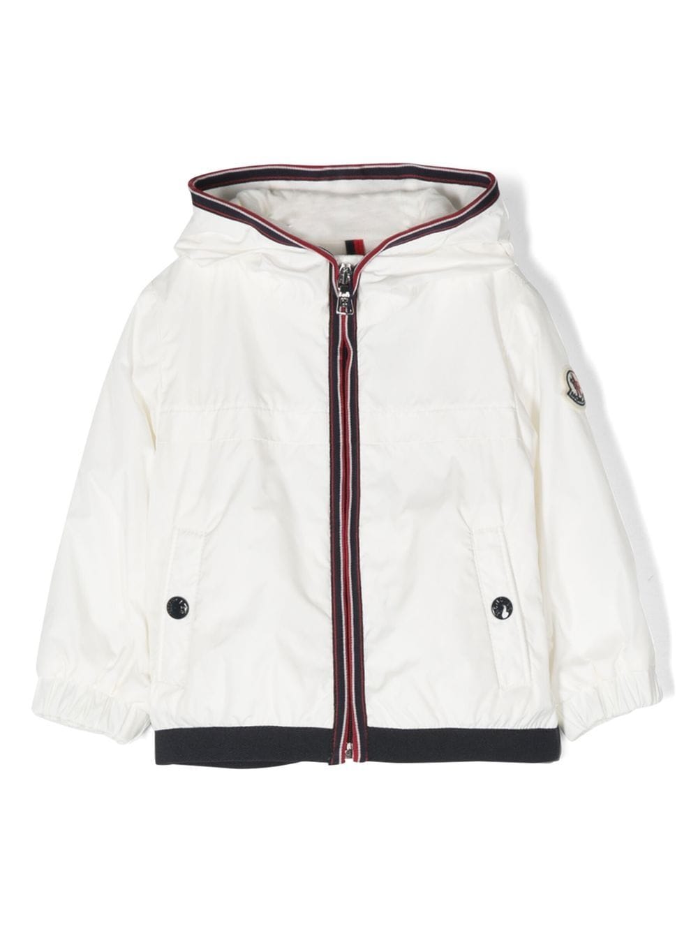 Moncler Enfant hooded padded jacket - White von Moncler Enfant