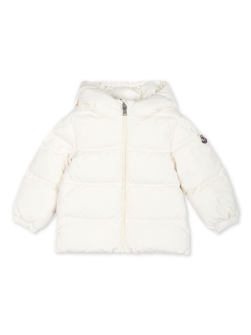 Moncler Enfant hooded padded jacket - White von Moncler Enfant