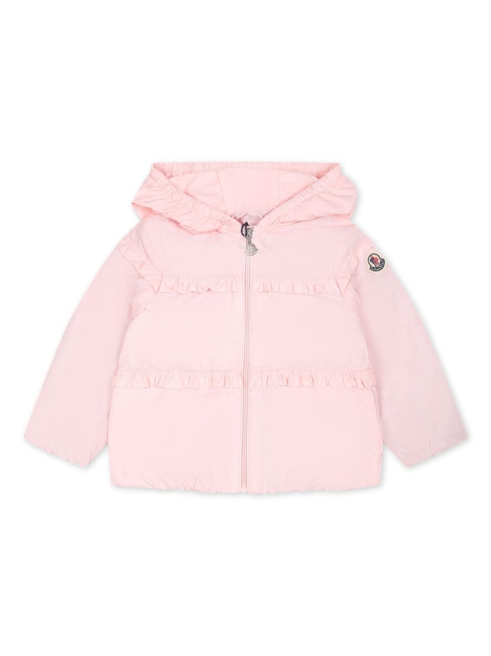 Moncler Enfant hooded puffer jacket - Pink von Moncler Enfant