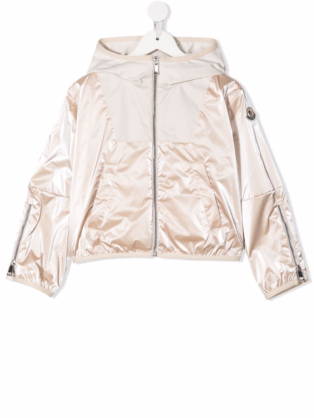 Moncler Enfant logo bomber jacket - Neutrals von Moncler Enfant