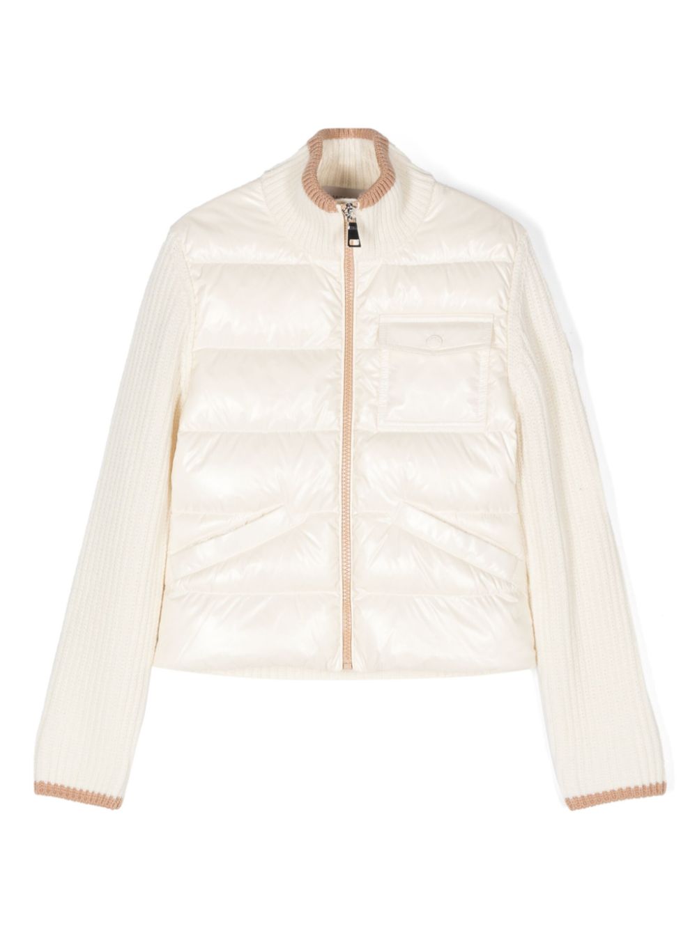 Moncler Enfant padded wool jacket - Neutrals von Moncler Enfant