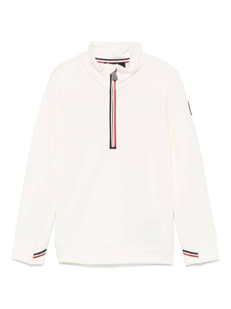 Moncler Enfant logo-patch sweatshirt - White von Moncler Enfant