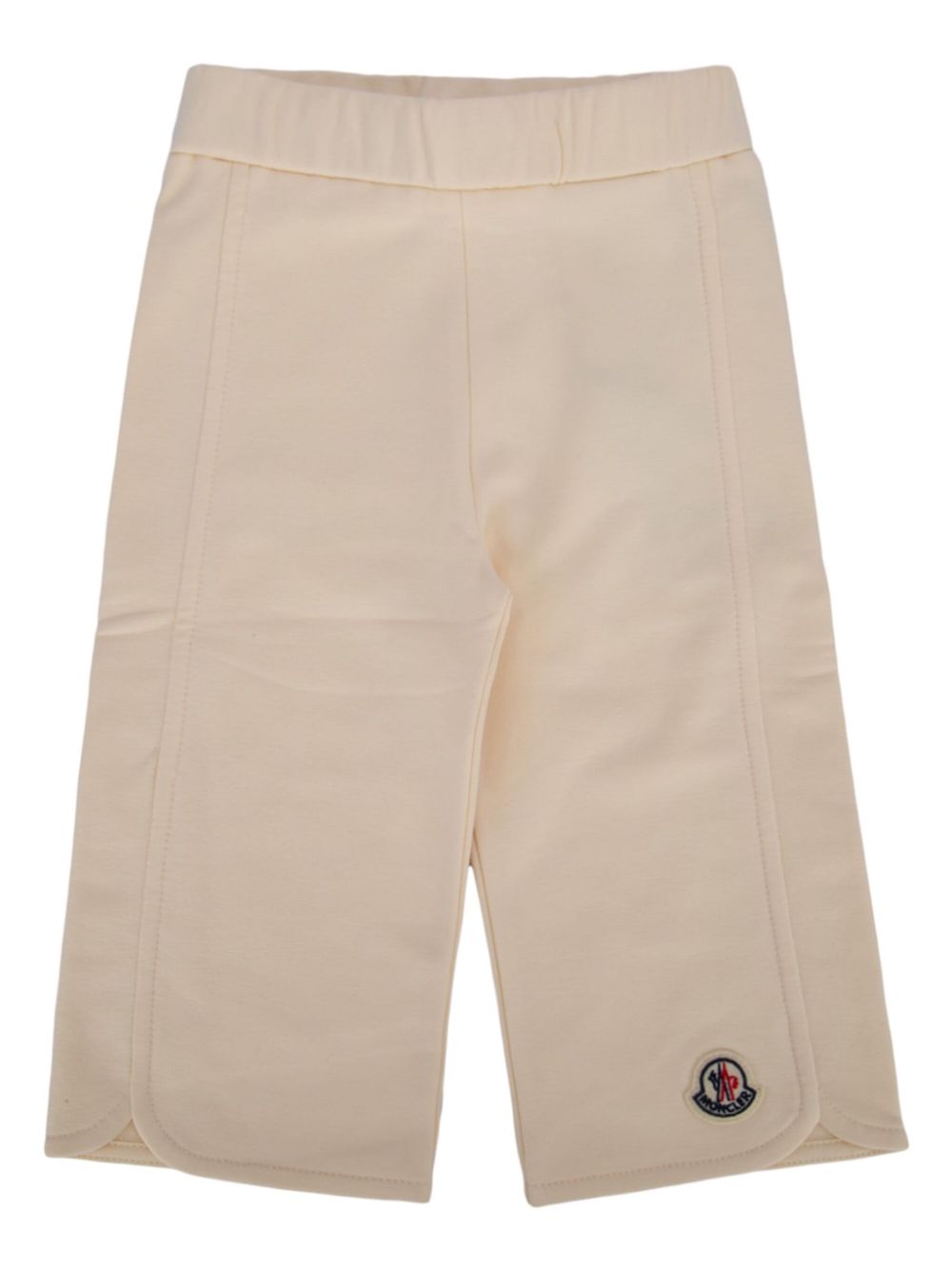 Moncler Enfant logo-patch trousers - Neutrals von Moncler Enfant