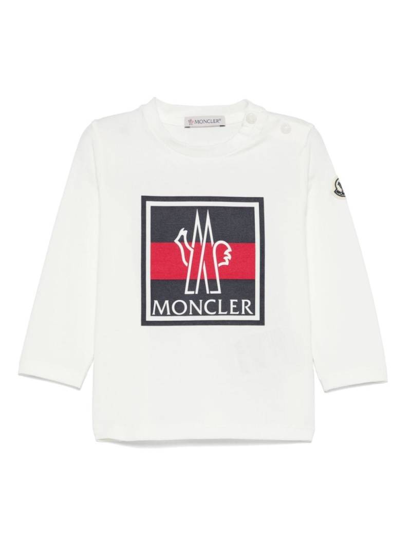 Moncler Enfant logo-print T-shirt - White von Moncler Enfant