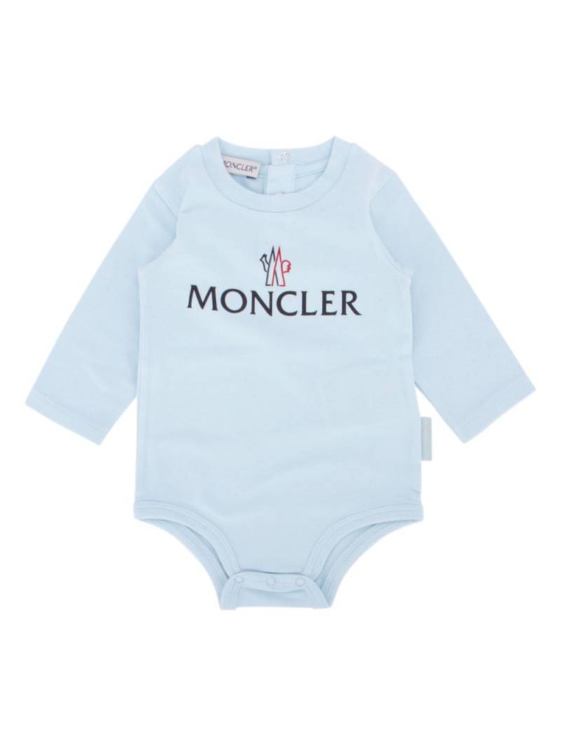 Moncler Enfant logo-print bodysuit - White von Moncler Enfant