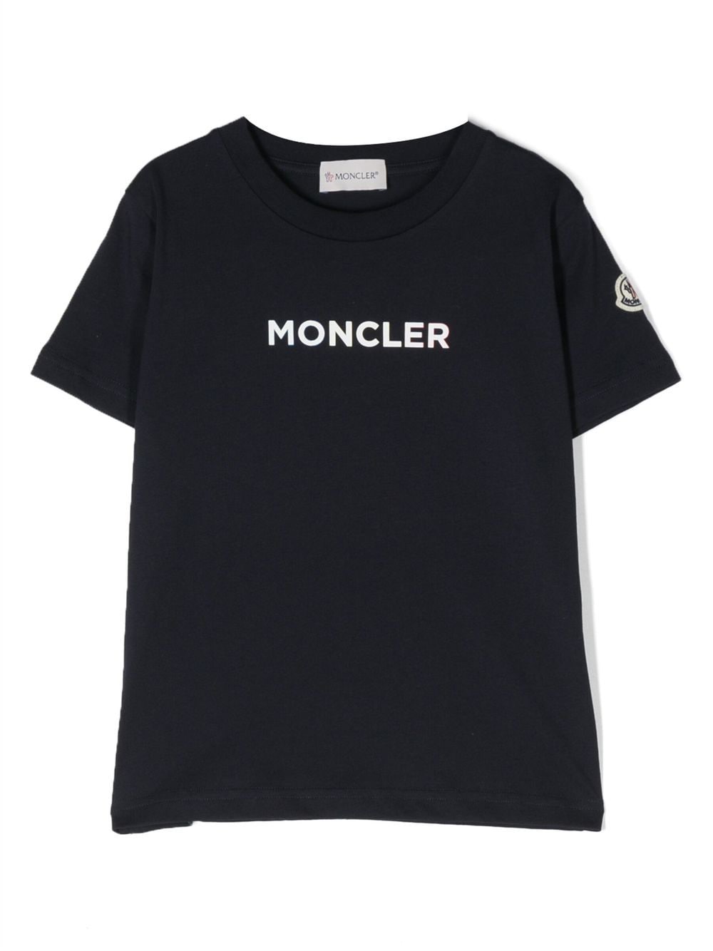 Moncler Enfant logo-print cotton T-Shirt - Blue von Moncler Enfant