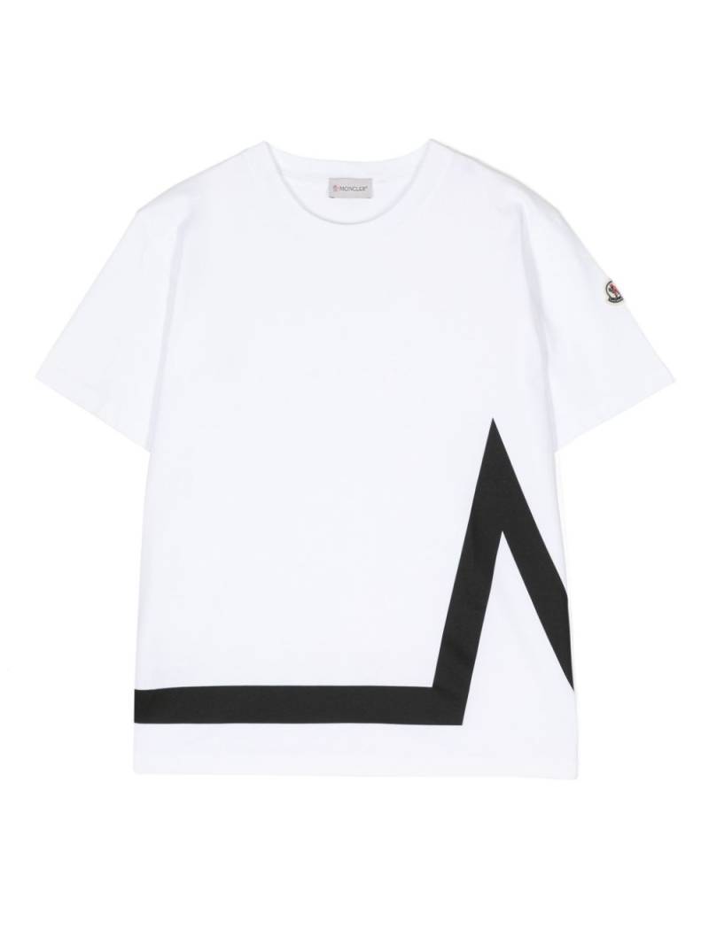 Moncler Enfant logo-print cotton T-shirt - White von Moncler Enfant