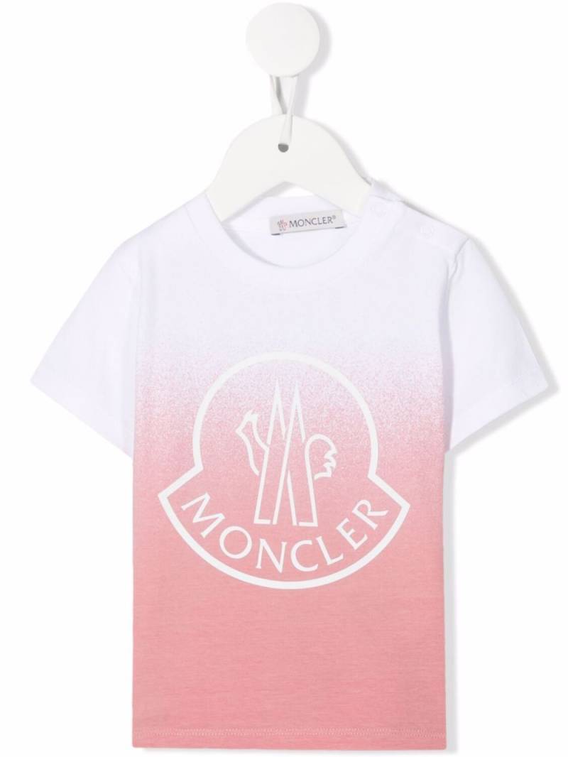 Moncler Enfant logo-print cotton T-shirt - White von Moncler Enfant