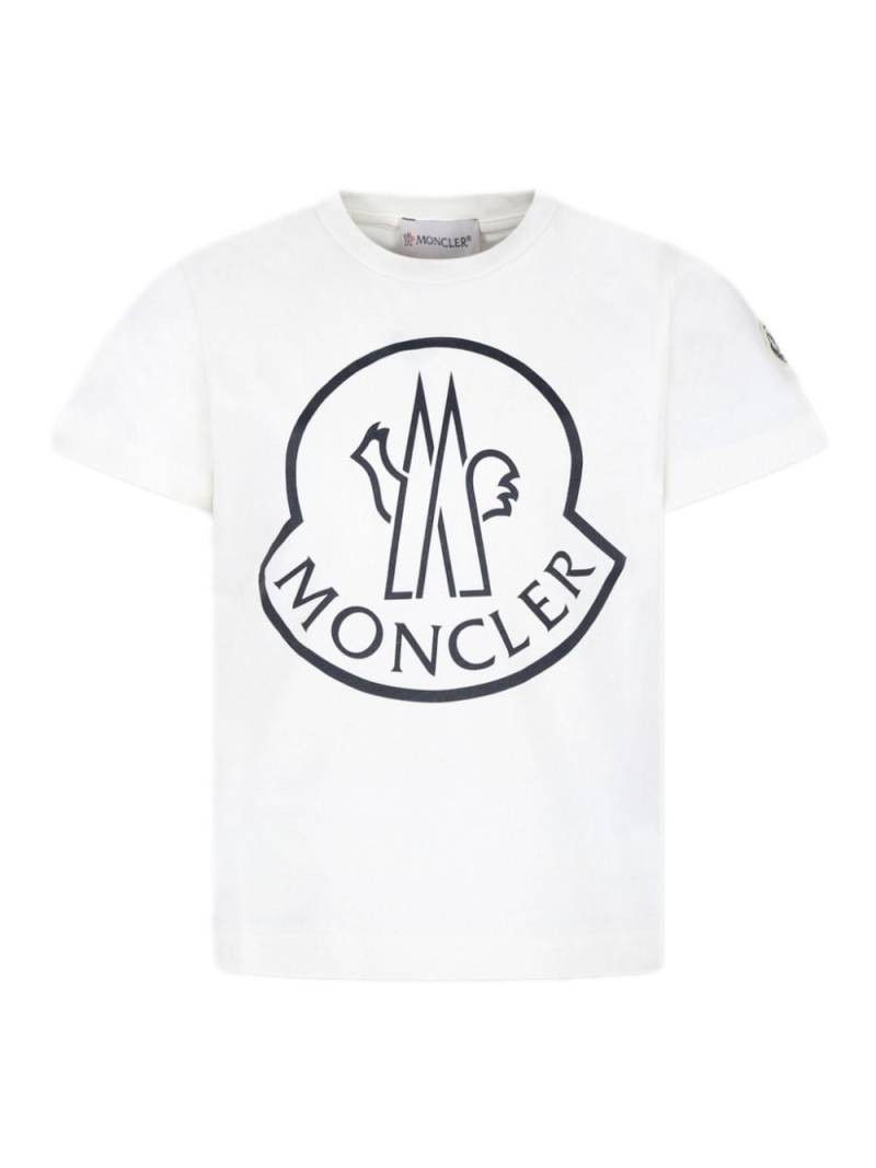 Moncler Enfant logo-print T-shirt - White von Moncler Enfant