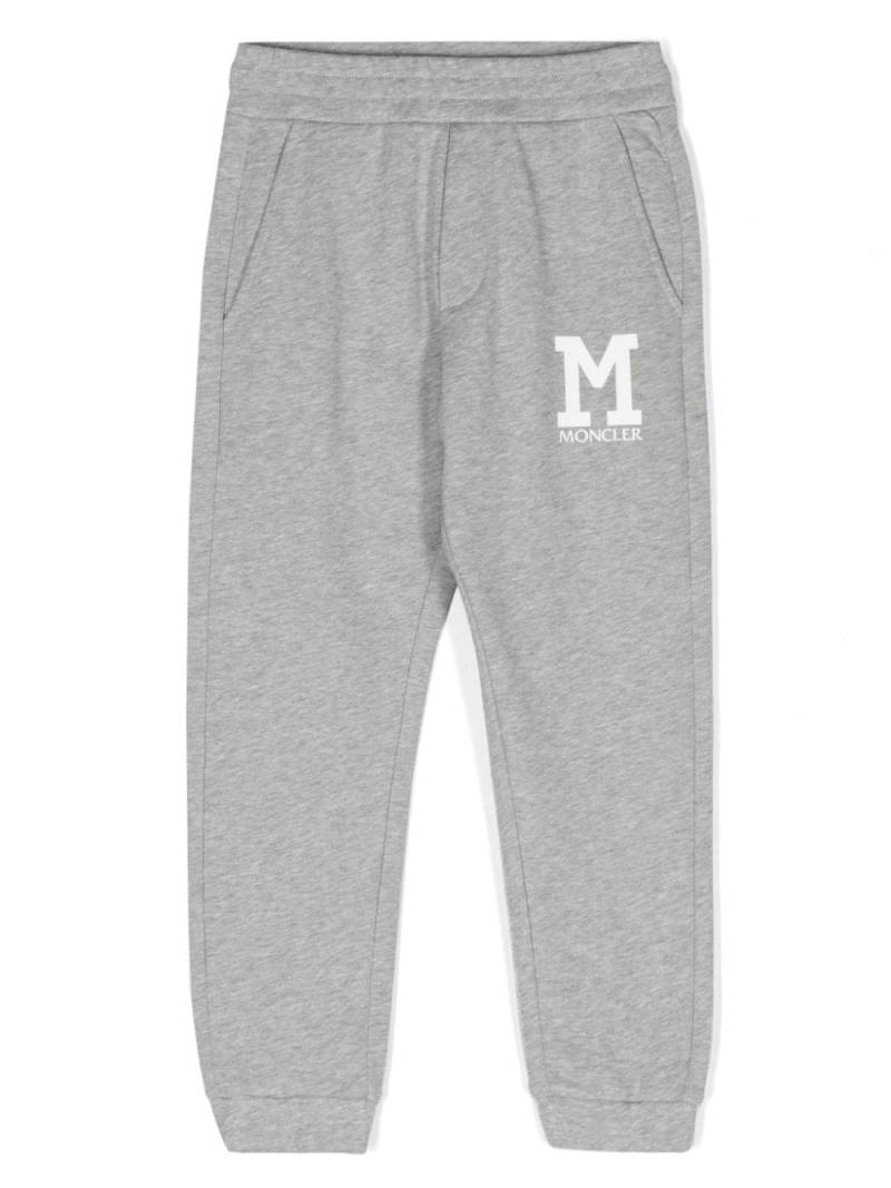 Moncler Enfant logo-print cotton track pants - Grey von Moncler Enfant