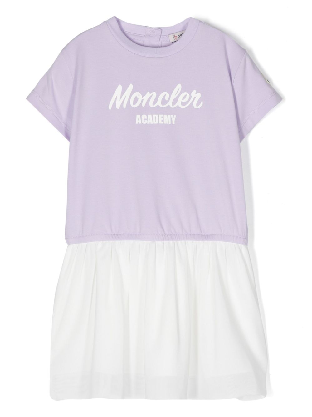 Moncler Enfant logo-print dress - Purple von Moncler Enfant