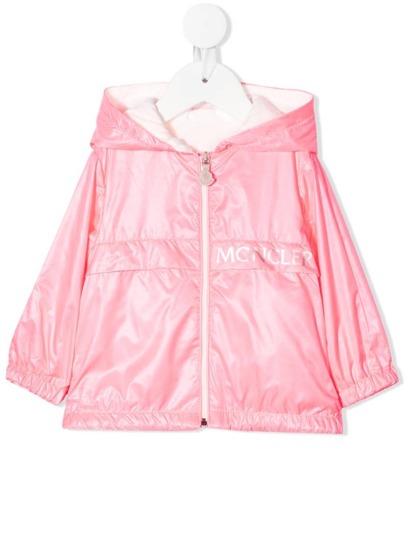 Moncler Enfant logo-print jacket - Pink von Moncler Enfant