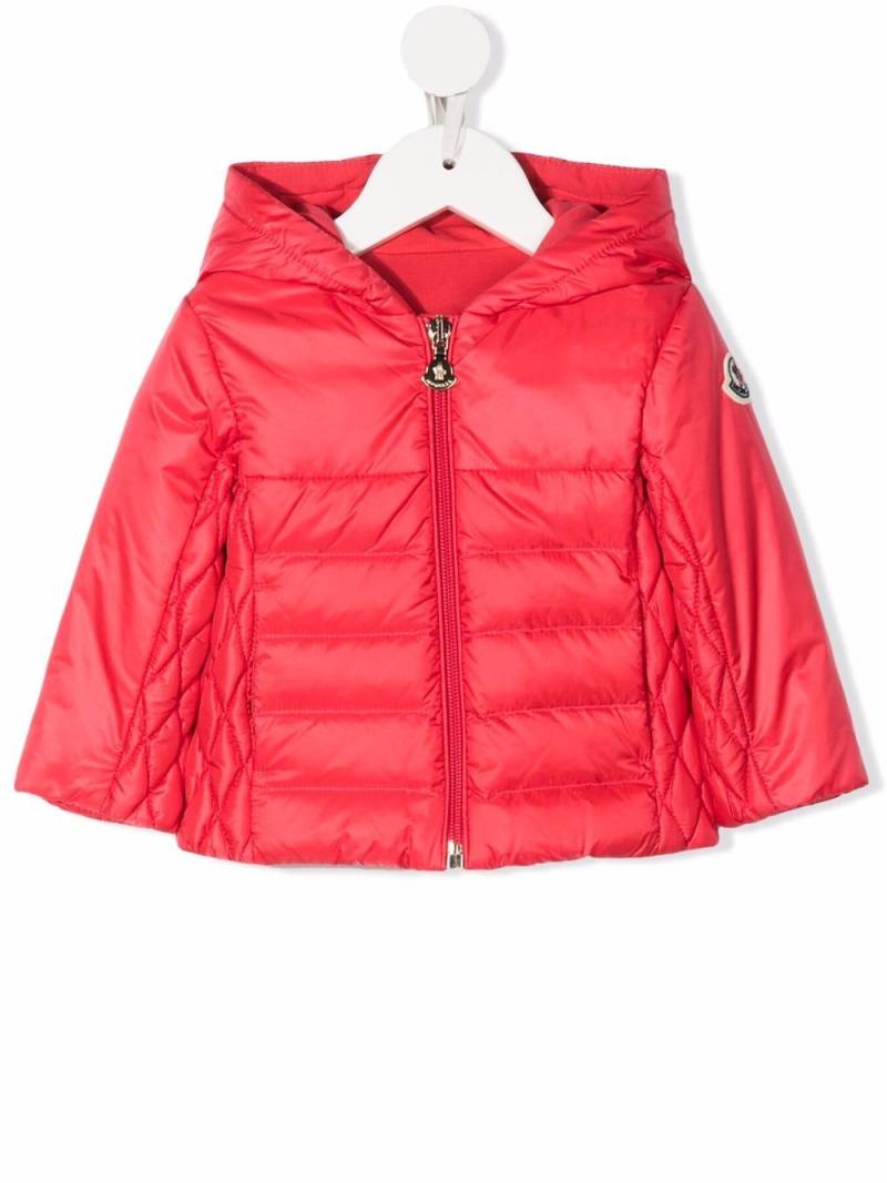 Moncler Enfant logo-print puffer jacket - Pink von Moncler Enfant