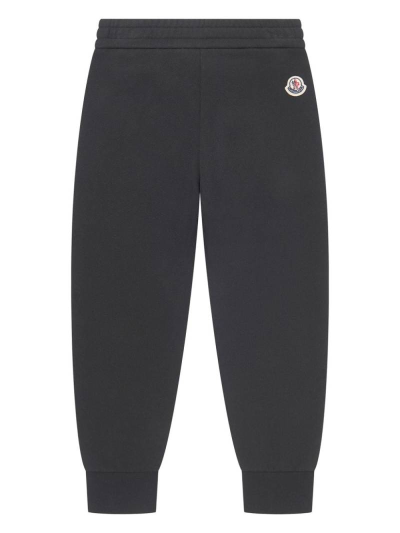 Moncler Enfant logo-print trousers - Black von Moncler Enfant