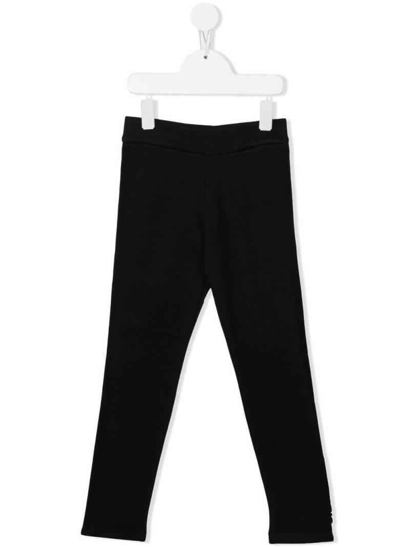 Moncler Enfant mid-rise straight trousers - Black von Moncler Enfant