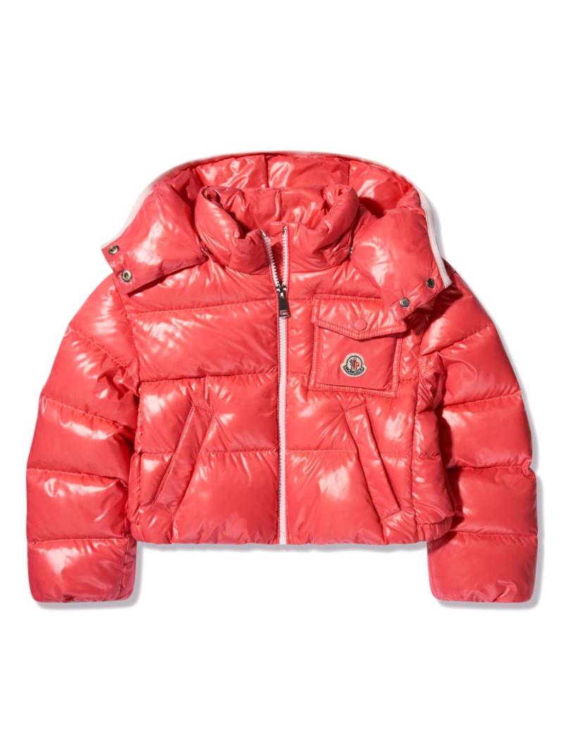 Moncler Enfant padded hooded jacket - Pink von Moncler Enfant