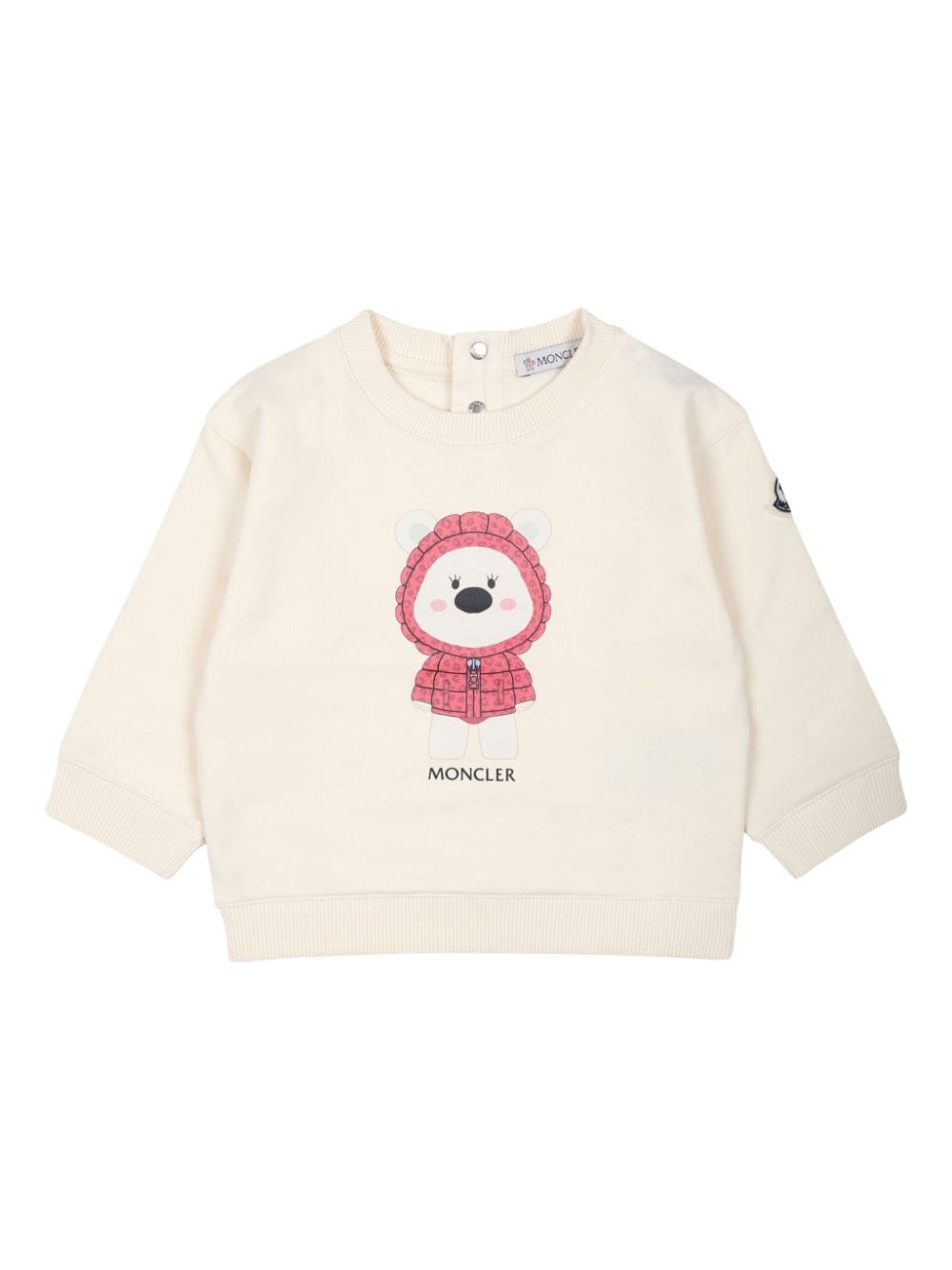 Moncler Enfant printed long-sleeved sweatshirt - White von Moncler Enfant